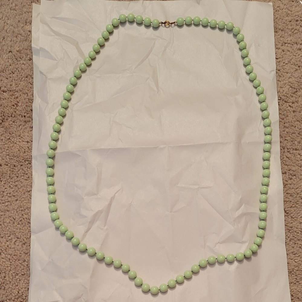 Elegant Green Beaded Necklace